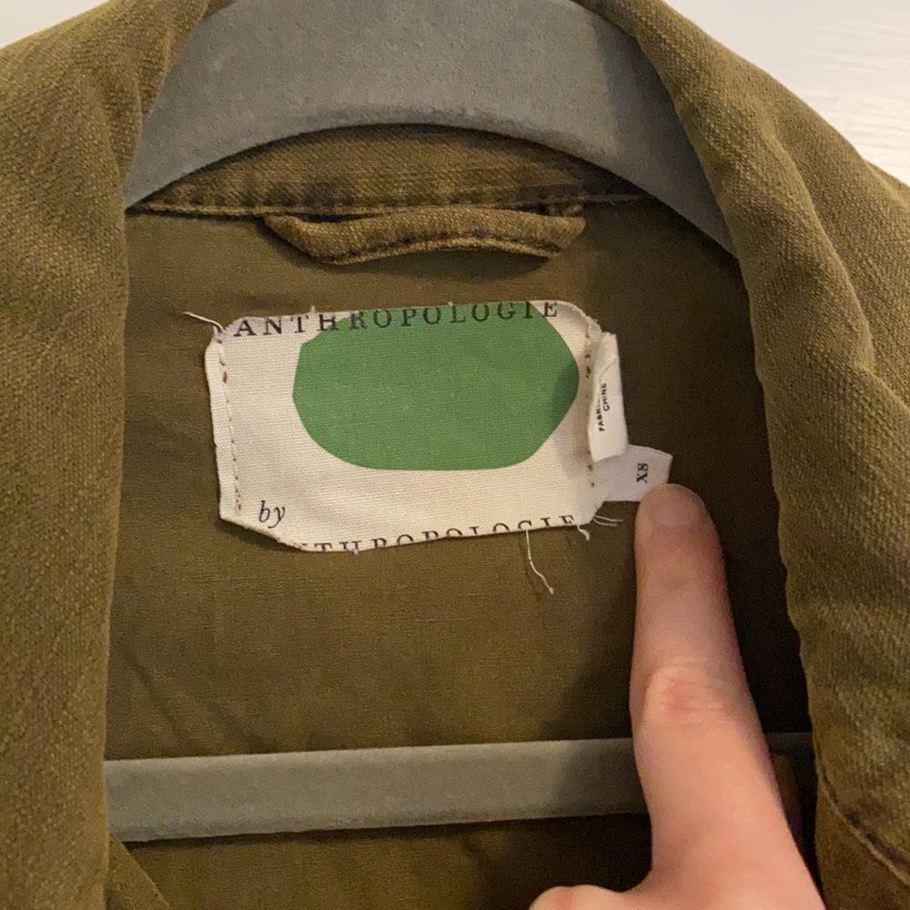 Anthropologie Ruffle Field Jacket - Picture 2 of 8